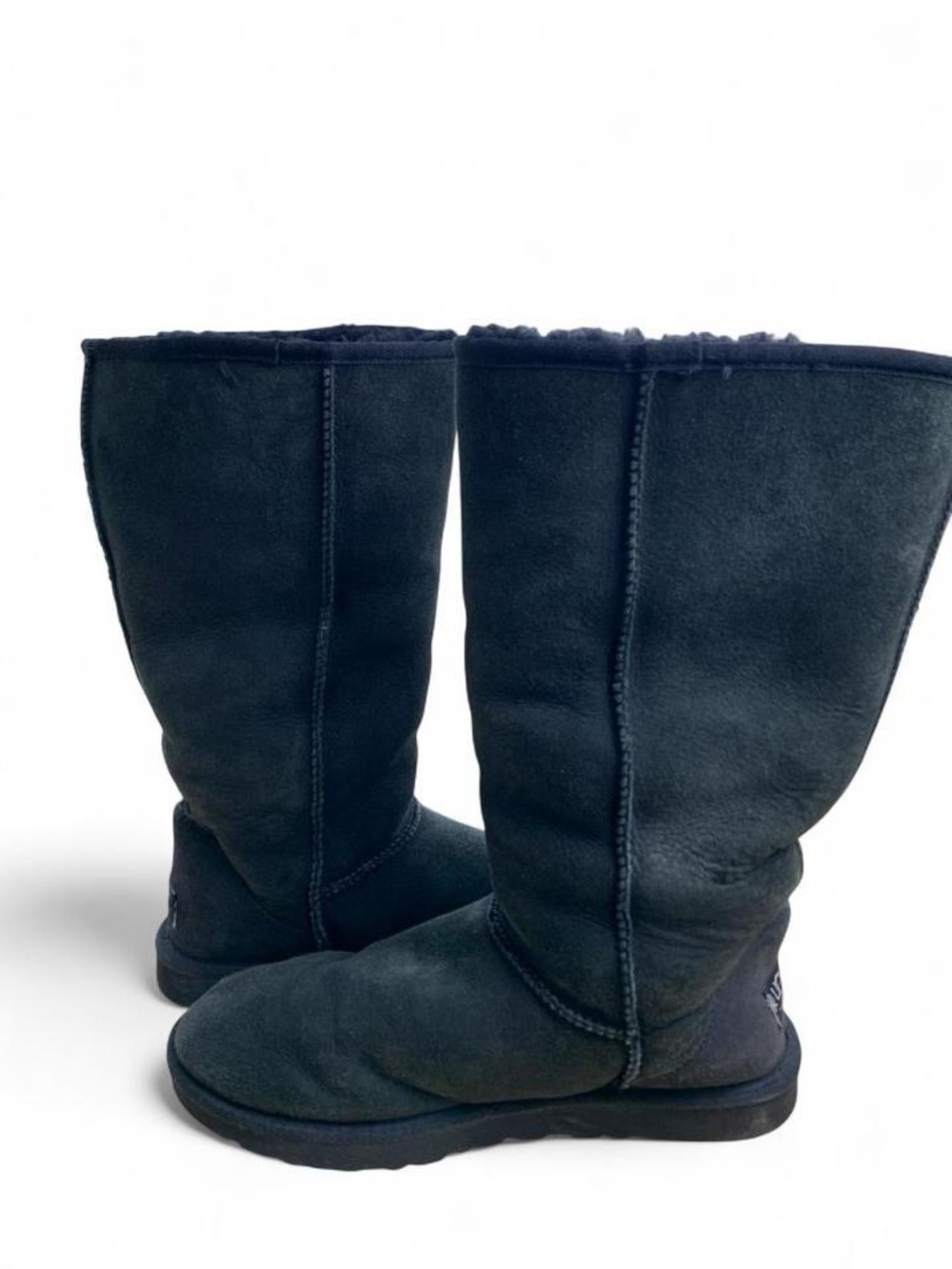 UGG Women's Mid-Calf Shearling Lined Boots - Black